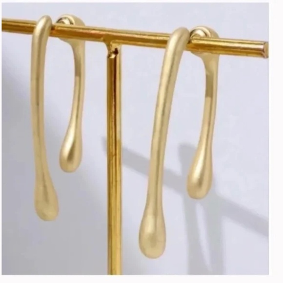 ❤️ FREE Drip Boho Minimalist Art Artsy Chic Glam Hipster Classy Cool Earrings - Picture 1 of 5